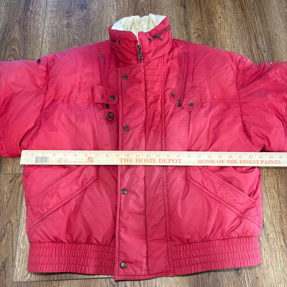 Vintage Bogner Red Goose Down Puffer Ski Jacket USA Made Womens EUR 36 Retro - Picture 8 of 13